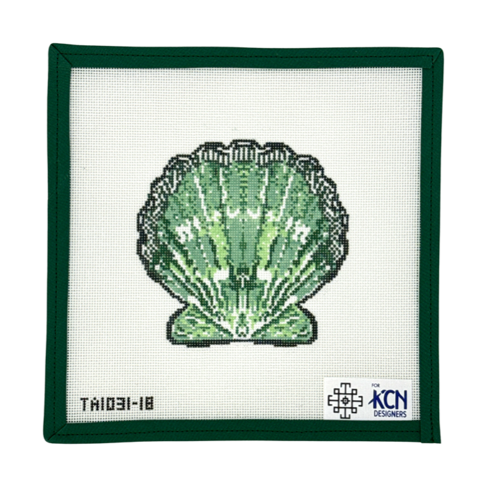 Scallop Ornament - Green